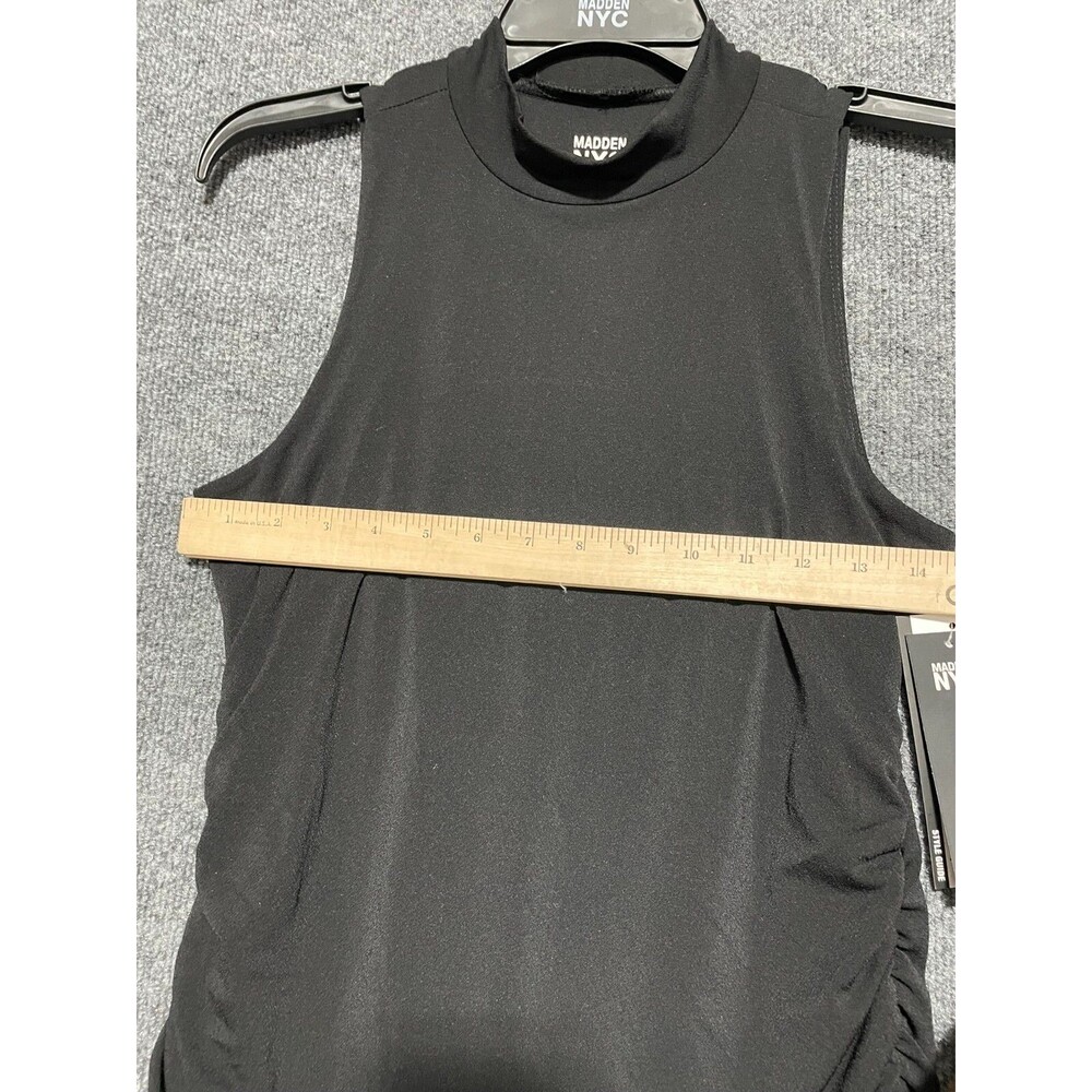 Madden NYC Dress Women's Size M Black Bubble Skirt New - Picture 8 of 10